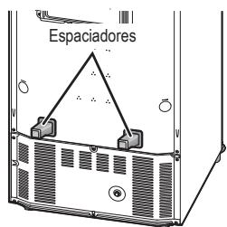 PANASONIC NR-B32FX2-XE & NR-B32FX2 - Instalación de los espaciadores - 5
