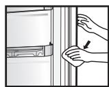 PANASONIC NR-BN30QW1-E & NRBN30 - Door opening seal - 1