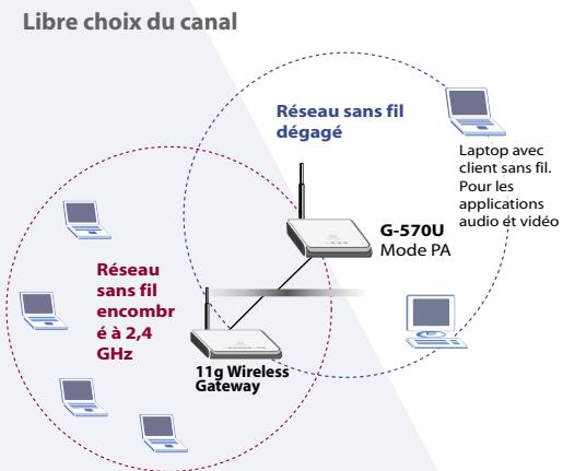ZYXEL G-570U - Scheme d'application - 1