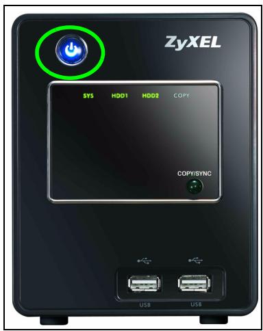 ZYXEL NSA-220 PLUS - Connect the NSA - 3