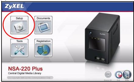 ZYXEL NSA-220 PLUS - Using the Discovery Utility to Access the NSA - 1