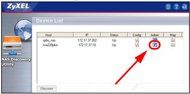 ZYXEL NSA-220 PLUS - Uso dell'utility di analisi per accedere all'NSA - 5