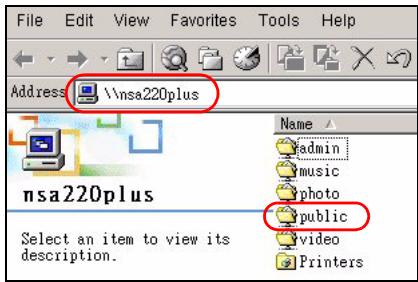 ZYXEL NSA-220 PLUS - Mappare l'NSA all'unità di rete del computer - 5