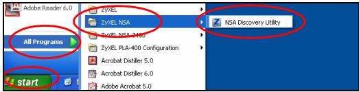 ZYXEL NSA-220 PLUS - Uso dell'utility di analisi per accedere all'NSA - 4
