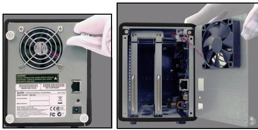 ZYXEL NSA-220 PLUS - 安裝硬碟機 - 1