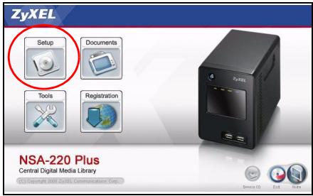 ZYXEL NSA-220 PLUS - Gebruik de Discovery Utility voor toegang tot de NSA - 1