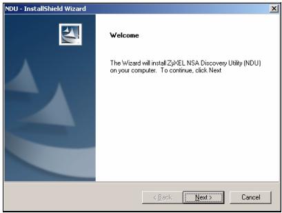 ZYXEL NSA-220 PLUS - 使用探索公用程式接取 NSA - 3