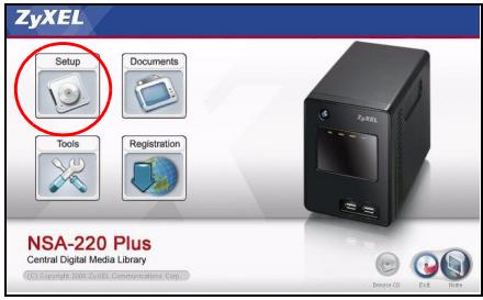 ZYXEL NSA-220 PLUS - Utiliser l'utilitaire de découverte pour accéder au NSA - 1
