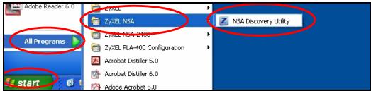 ZYXEL NSA-220 PLUS - Zugreifen auf das NSA mit dem Discovery Utility - 4