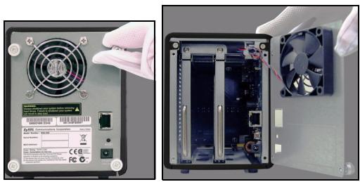 ZYXEL NSA-220 PLUS - Installazione delle unità a disco rigido - 3