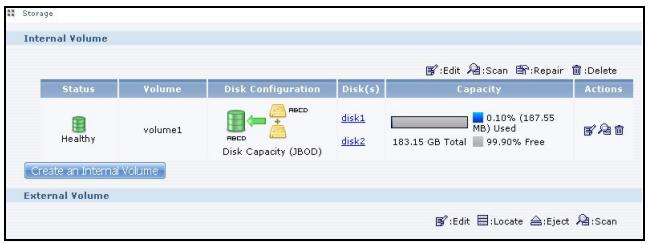 ZYXEL NSA-220 PLUS - Cliquez sur administration. - 5