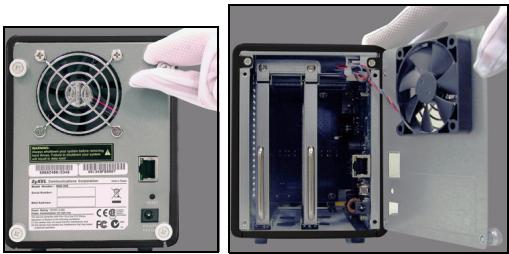ZYXEL NSA-220 PLUS - Installer les disques durs - 3