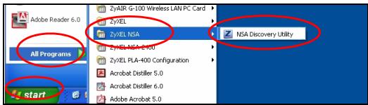 ZYXEL NSA-220 PLUS - Utiliser l'utilitaire de découverte pour accéder au NSA - 4