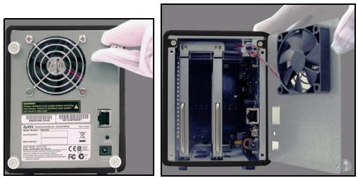 ZYXEL NSA-220 PLUS - Install Hard Drives - 3