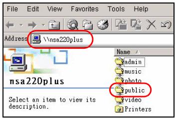 ZYXEL NSA-220 PLUS - Mappez le NSA sur votre ordinateur lecteur réseau - 5
