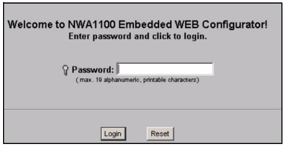 ZYXEL NWA1100, NWA1100-N, NWA1121NI, NWA1123-NI - Anmelden beim Web-Konfigurator - 2