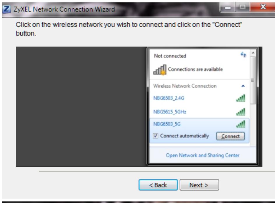 ZYXEL NWD6605 - ZyXEL Network Connection Wizard (Windows Zero Configuration) - 2