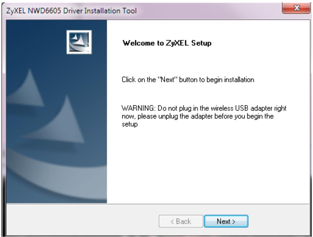ZYXEL NWD6605 - Driver Installation - 2