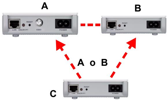 ZYXEL PLA-402 V2 - Utilice la caracteristica ENCRYPT en dos dispositivos al mesmo tiempo. - 4