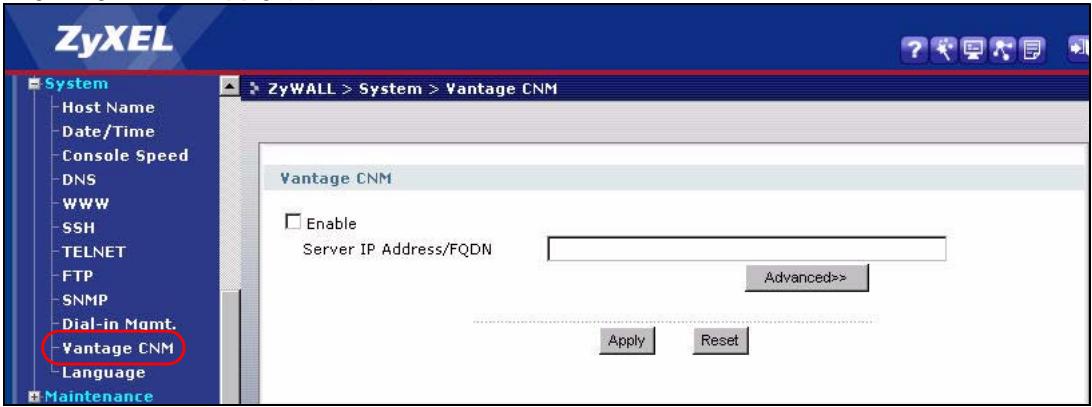 ZYXEL VANTAGE CNM - ZLD configurador web - 1