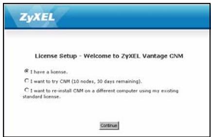 ZYXEL VANTAGE CNM - Erstinstallation - 4
