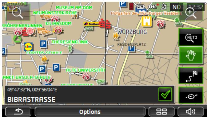 NAVIGON SKODA MOVE AND FUN - Carte au mode Rechercher destination - 1