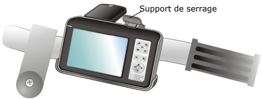 NAVIGON TRANSONIC - FIXATION DE L'APPAREIL DE NAVIGATION SUR LA BICYCLETTE - 2