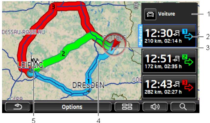 NAVIGON VOLKSWAGEN MAPS AND MORE - Carte au mode Présentation - 1