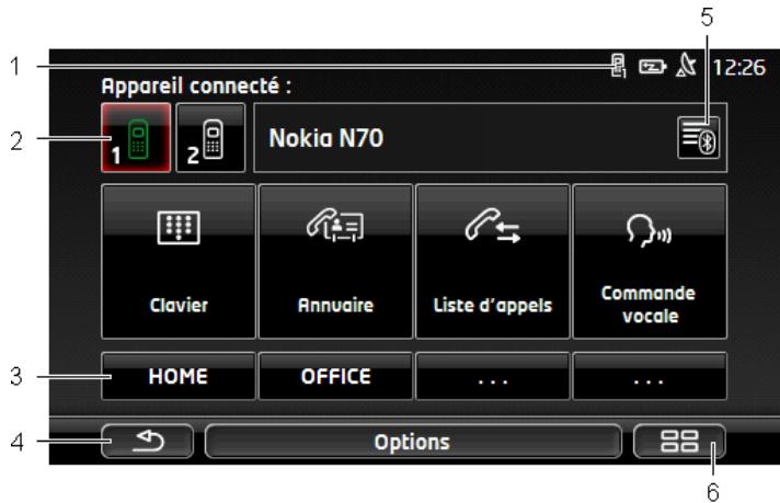 NAVIGON VOLKSWAGEN MAPS AND MORE - Éléments du module mains-libres - 1