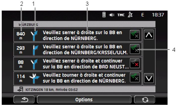NAVIGON VOLKSWAGEN MAPS AND MORE - Description d'itinéraire - 1