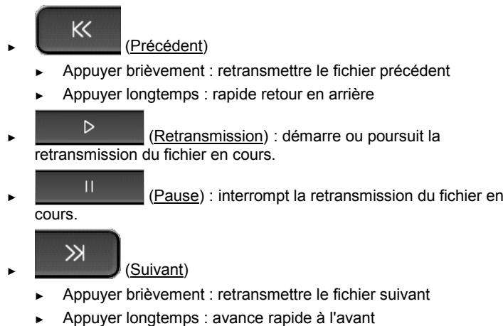 NAVIGON VOLKSWAGEN MAPS AND MORE - Sélectionner le mode de retransmission - 7