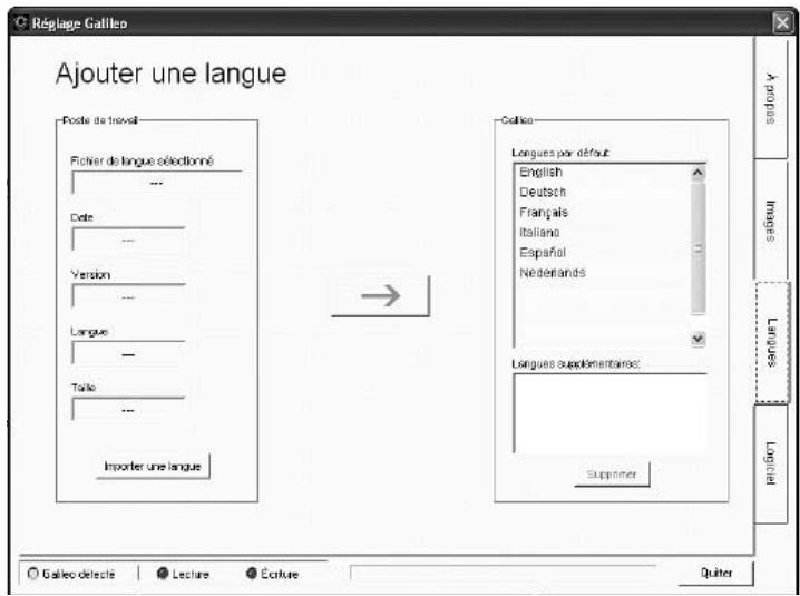 SCUBAPRO-UWATEC GALILEO LUNA - Chargement de langues - 1