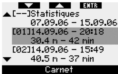 SCUBAPRO-UWATEC GALILEO LUNA - Revoir le carnet de plongée - 1