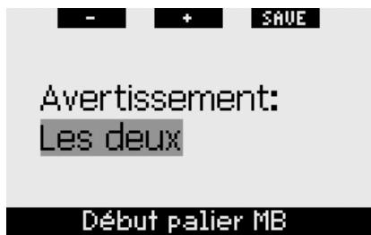 SCUBAPRO-UWATEC GALILEO LUNA - Début de plongée avec paliers de niveau (par défaut : OFF) - 1