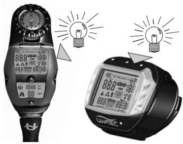 SCUBAPRO-UWATEC SMART PRO-SMART COM - Rétro-éclairage - 1