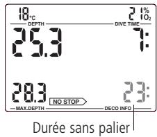 SCUBAPRO-UWATEC SMART PRO-SMART COM - Données concernant les paliers - 1