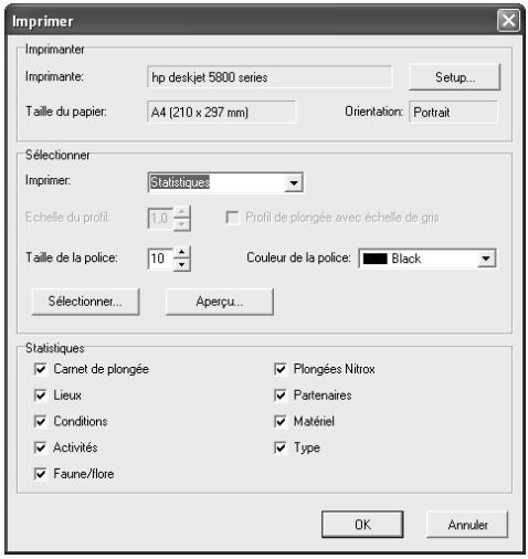 SCUBAPRO-UWATEC SMARTTRAK - Imprimer un carnet de plongée - 1