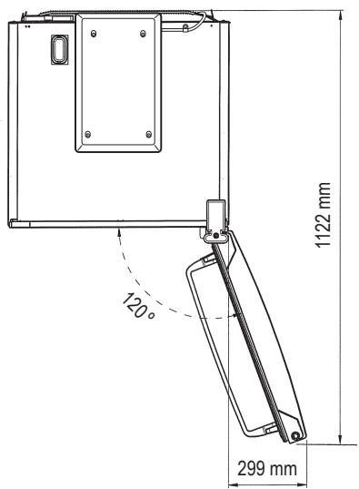 PANASONIC NRB32SG2SF & NR-B32SG2 - Avec les portes entièrement ouvertes - 1