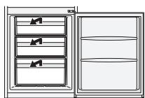 PANASONIC NRB32SG2SF & NR-B32SG2 - Gefrierraum - 1