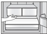 PANASONIC NRB32SG2SF & NR-B32SG2 - Chill compartment drawer - 2