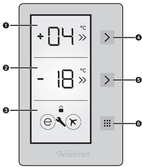 PANASONIC NRB32SG2SF & NR-B32SG2 - Bedieningspaneel - 1