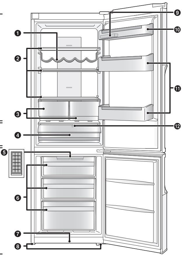 PANASONIC NRB32SG2SF & NR-B32SG2 - Komora zamrażarki - 2