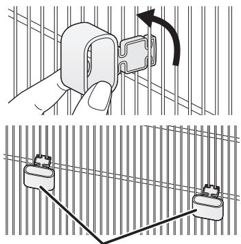 PANASONIC NRB32SG2SF & NR-B32SG2 - Instalowanie prowadnic dystansowych - 1