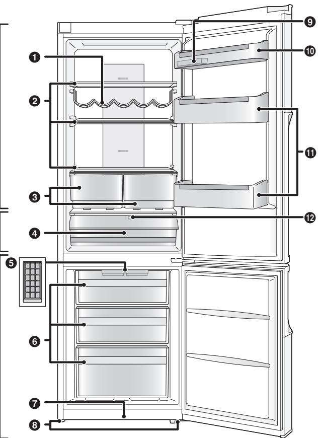 PANASONIC NRB32SG2SF & NR-B32SG2 - Diepvriesvak - 2