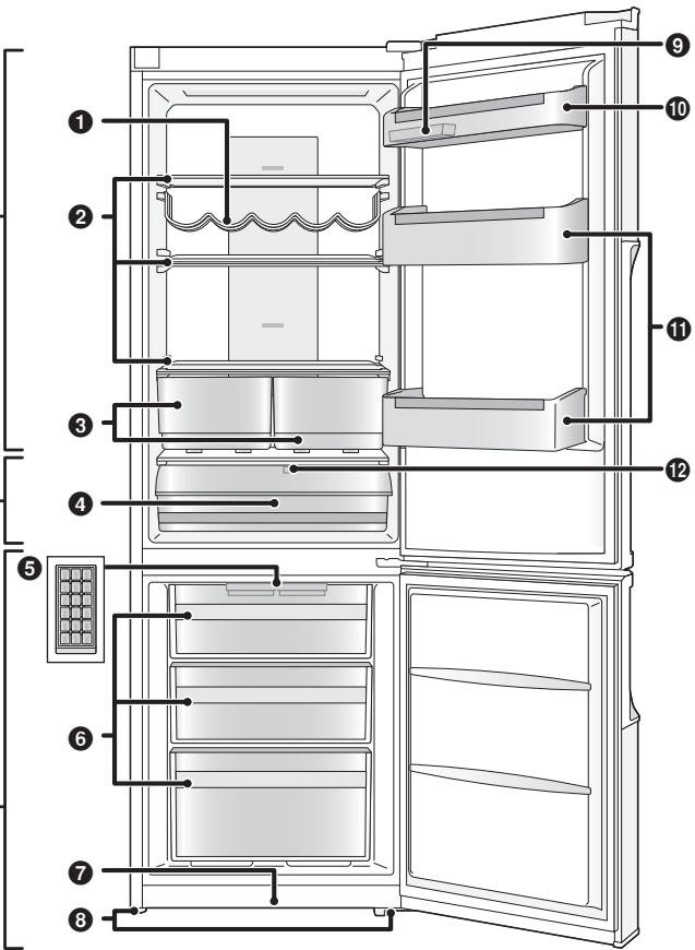 PANASONIC NRB32SG2SF & NR-B32SG2 - Gefrierfach - 2