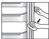 PANASONIC NRB32SG2SF & NR-B32SG2 - Door opening seal - 1