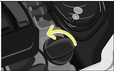 SMART FORTWO - Vérification du niveau d'huile moteur - 3