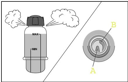 SMART FORTWO - En cas de perte de liquide de refroidissement, - 1