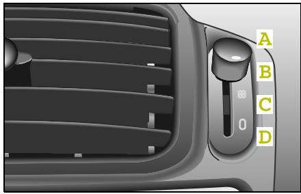 SMART FORTWO - Les éléments de commande de votre chauffage et de votre ventilation - 1