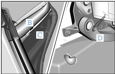 SMART FORTWO - Filet pare-vent - 1